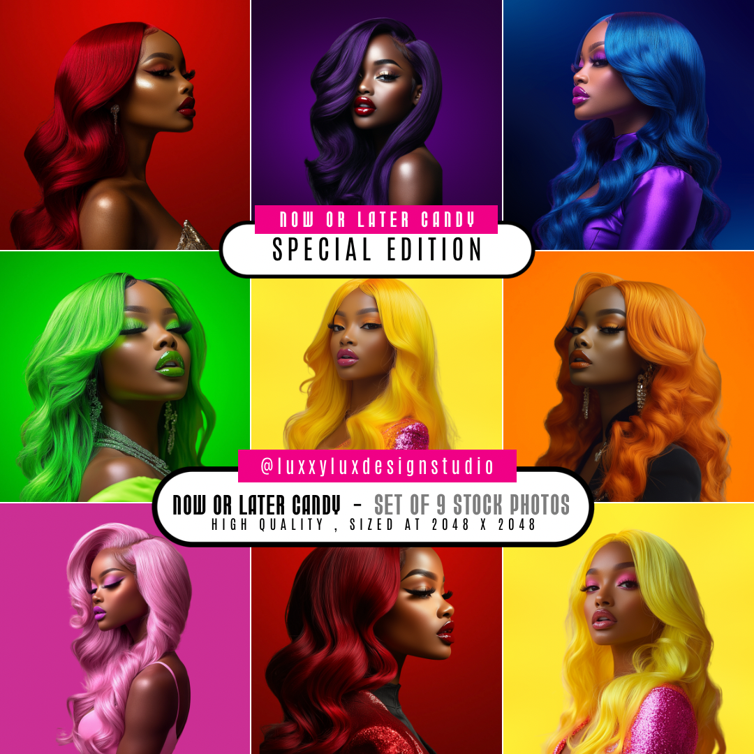 STOCK PHOTOS | NOW OR LATER (SET OF 9)
