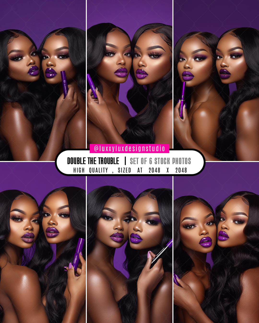 STOCK PHOTOS | DOUBLE THE TROUBLE (SET OF 6)