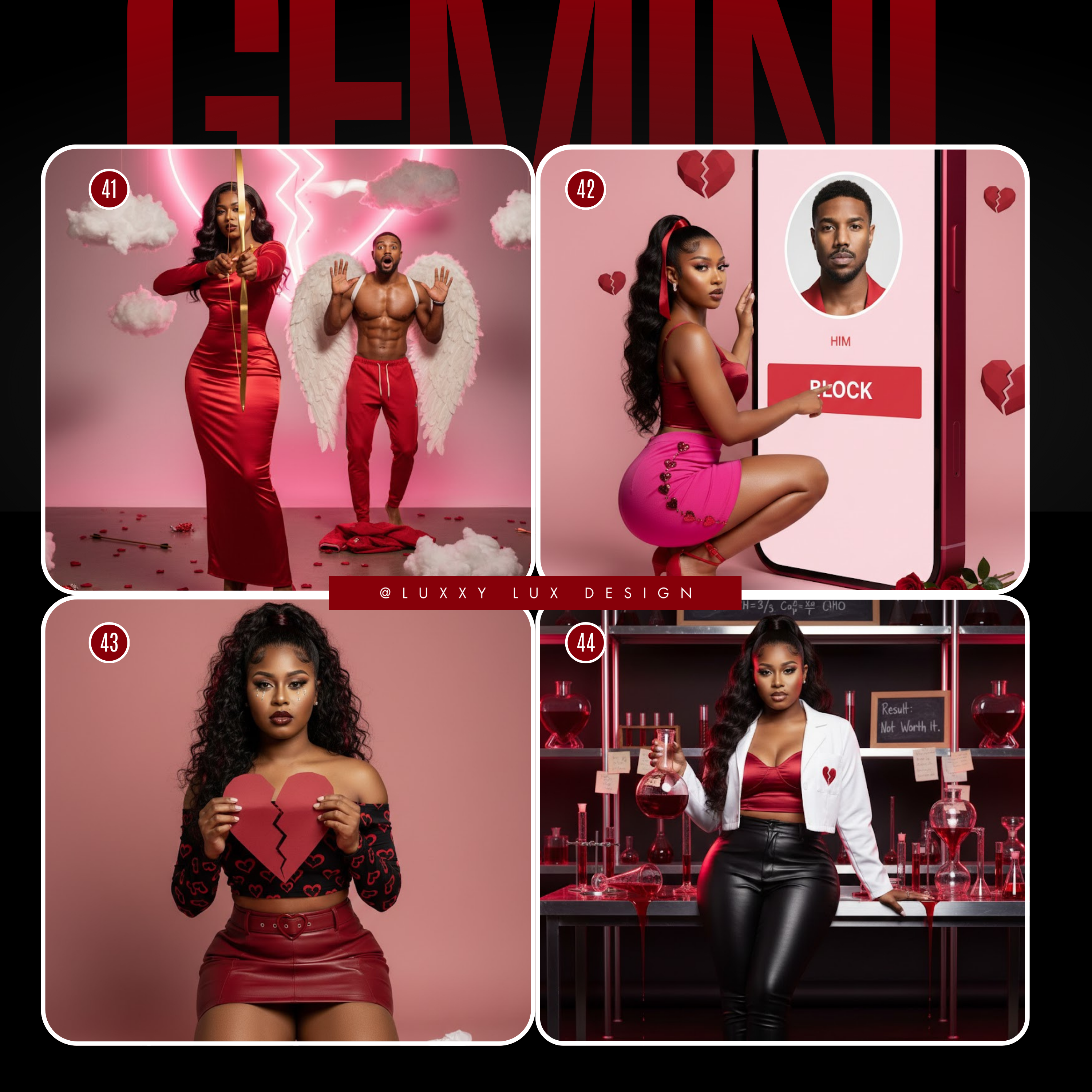 60 Gemini Valentines Prompt Book