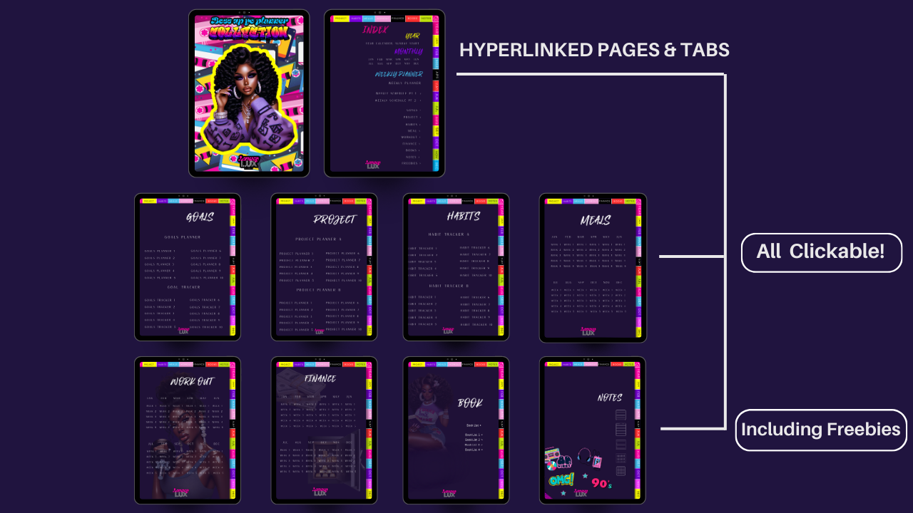 BOSS UP YO PLANNER COLLECTION | DIGITAL PLANNER