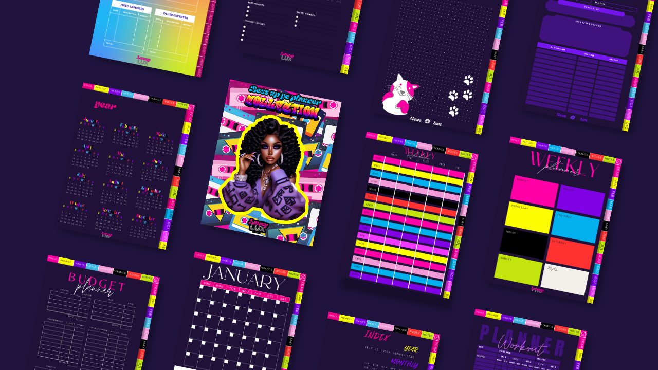 BOSS UP YO PLANNER COLLECTION | DIGITAL PLANNER