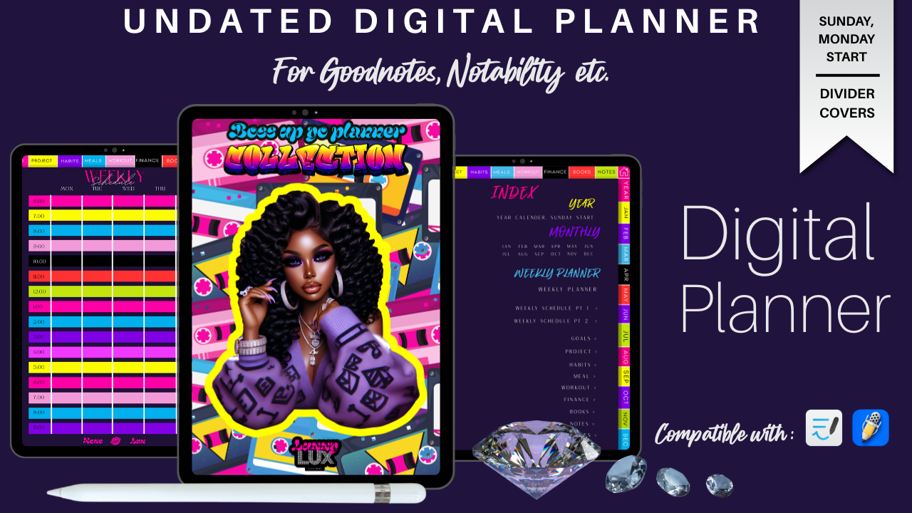 BOSS UP YO PLANNER COLLECTION | DIGITAL PLANNER