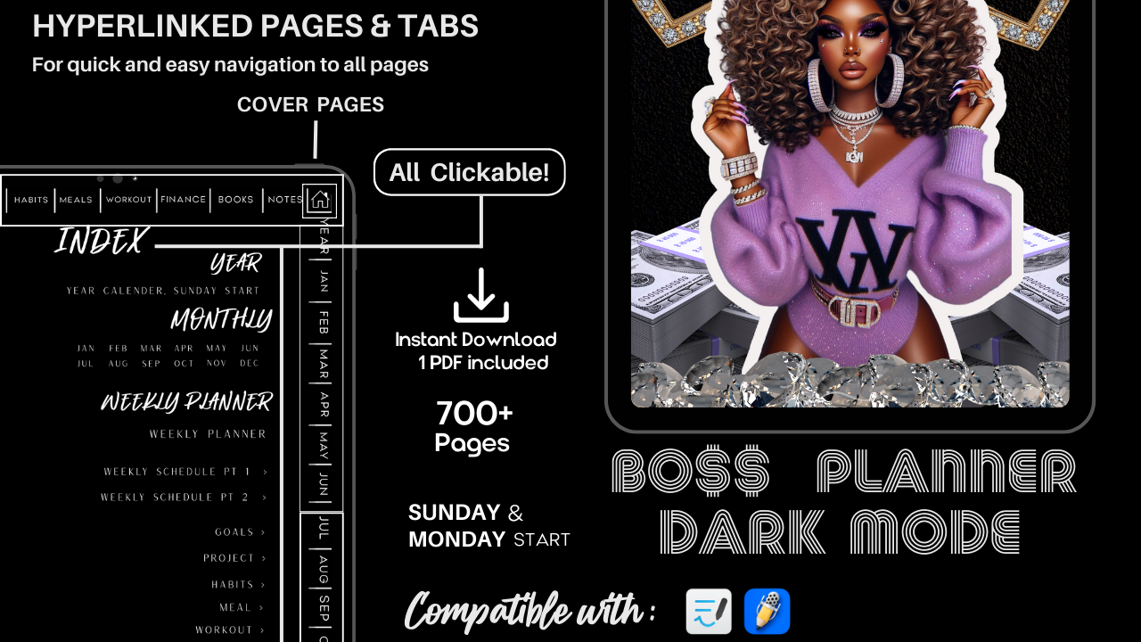 BOSS PLANNER | DIGITAL PLANNER