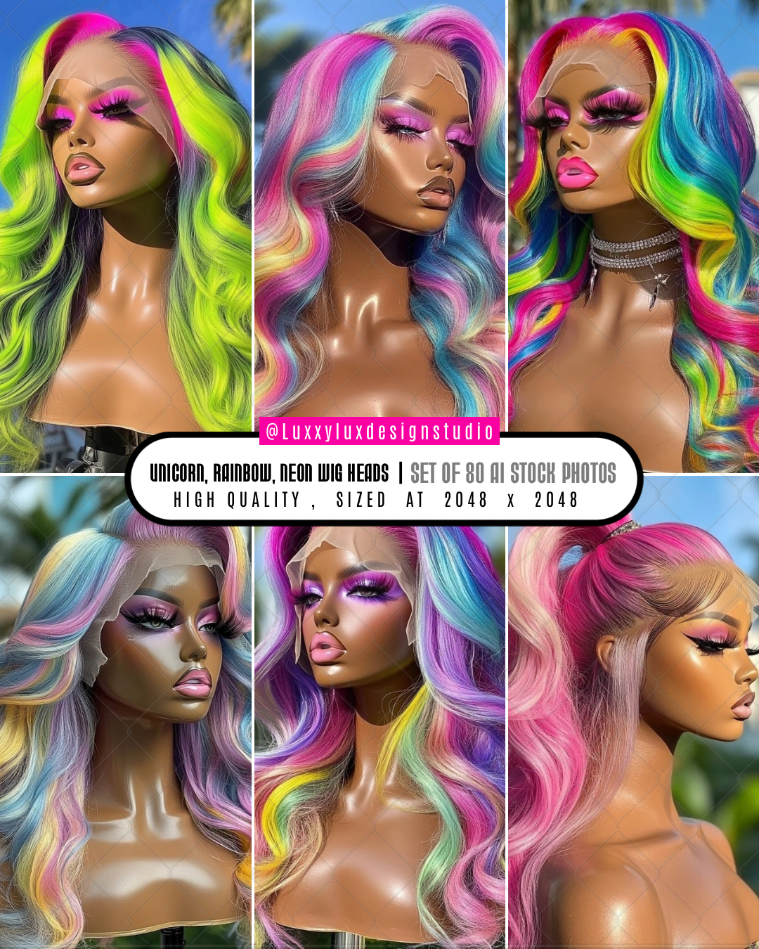 STOCK PHOTOS | LACE MANNEQUINS “BIG MAMA” BUNDLE (SET OF 80)