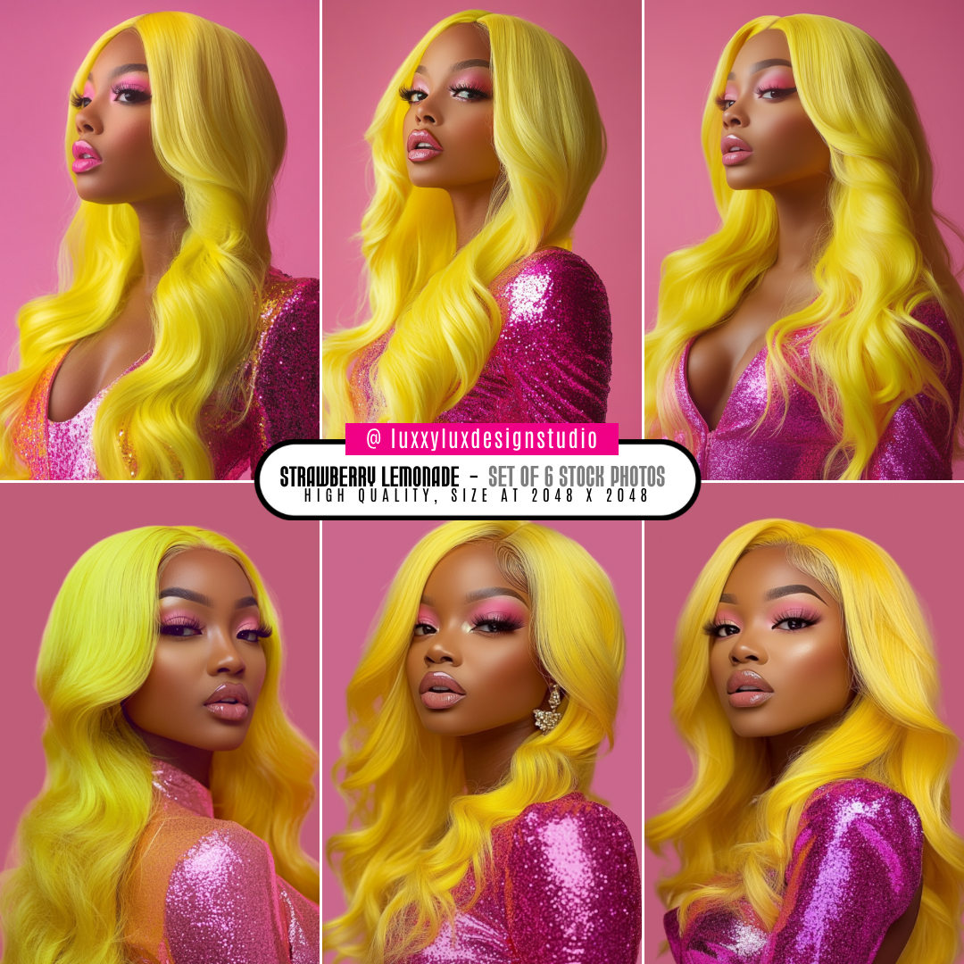 STOCK PHOTOS | STRAWBERRY LEMONADE (SET OF 6)