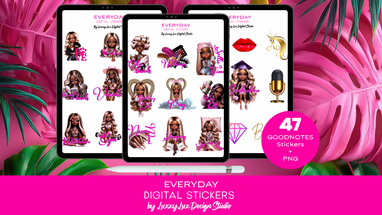 EVERYDAY To Do Stickers for Goodnotes